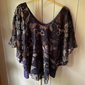 Purple pattern Blouse